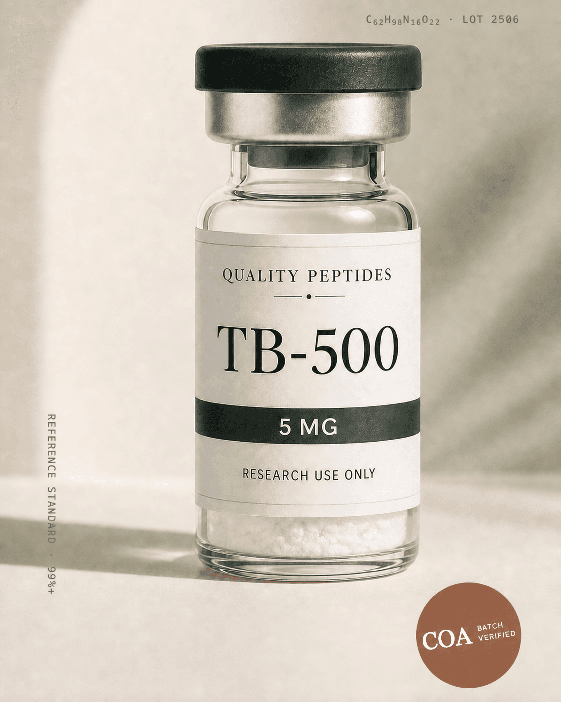 TB-500 5 MG Quality Peptides research vial